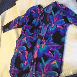 Vintage, bright colored Beach Cover Up